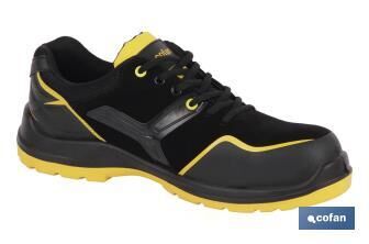 Zapato Deportivo | Seguridad S3-SRC ESD -  Talla 35 | Modelo Montiel | Color Negro | Suela Antideslizante