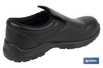 Mocasn de Seguridad S2 SRC | Color Negro | Zapato de Trabajo Modelo Black Fox
