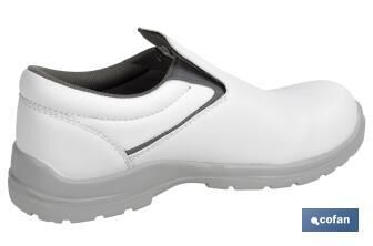 Mocasn de Seguridad S2 SRC | Talla 41 - Color Blanco | Zapato de Trabajo Modelo White Fox