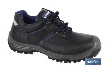 Zapato de Piel - Talla 37 | Color Negro | Seguridad S3 | Modelo Mirto | Puntera de Carbono Light