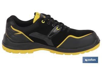 Zapato Deportivo | Seguridad S3-SRC ESD -  Talla 43 | Modelo Montiel | Color Negro | Suela Antideslizante