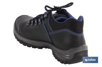 Zapato de Piel - Talla 37 | Seguridad S-3 | Modelo Apolo | Puntera de Carbono Light | Color Negro