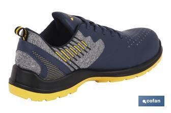 Zapato Deportivo | Seguridad S1P-SRC - Talla 38 |Modelo Solana | Color Azul | Suela Antideslizante