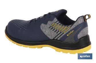 Zapato Deportivo | Seguridad S1P-SRC - Talla 41 |Modelo Solana | Color Azul | Suela Antideslizante