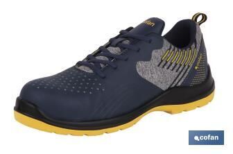 Zapato Deportivo | Seguridad S1P-SRC - Talla 42 |Modelo Solana | Color Azul | Suela Antideslizante