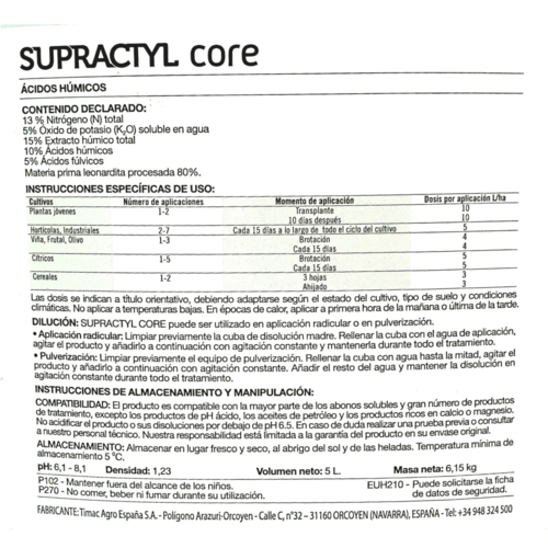 Supractyl Core 1L Bioestimulante regenerativo