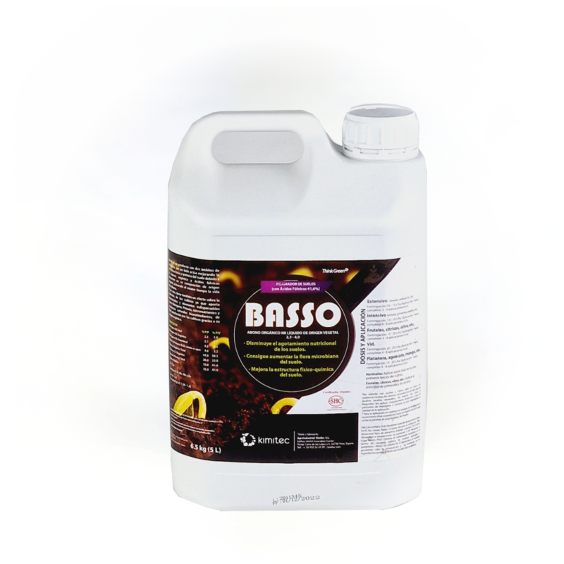 Basso 5l - Mejorador Ecológico de suelos orgánico