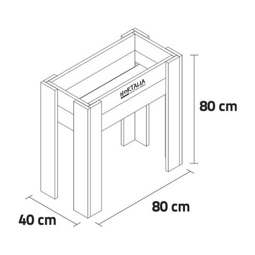 Mesa de Cultivo Gardenbrico S80 - Hortalia