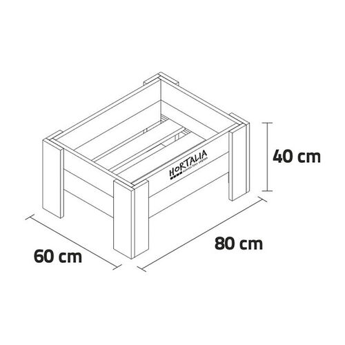 Mesa de cultivo  Gardenbrico M40 - Hortalia