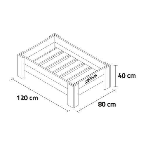 Mesa de cultivo  Gardenbrico L40 - Hortalia