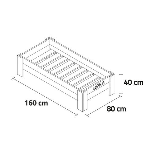 Mesa de cultivo  Gardenbrico XL40 - Hortalia