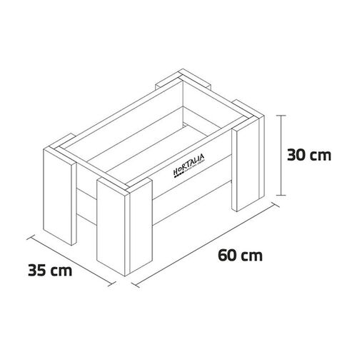 Mesa de Cultivo Maceto Wood - Hortalia