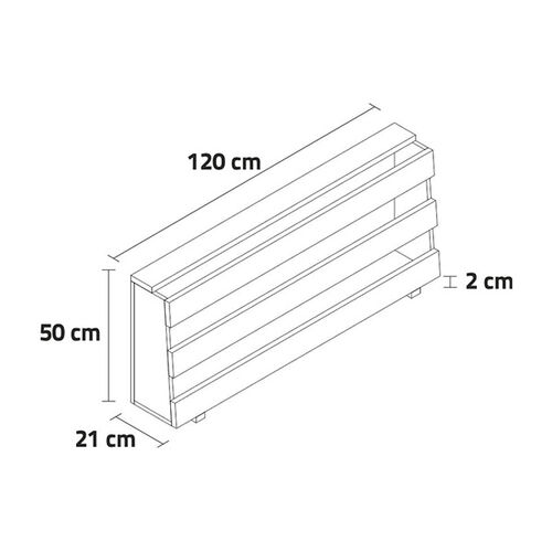 Jardn Vertical Kit Anclaje Pared L - Hortalia