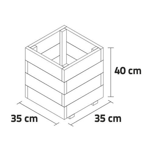 Jardinera PUN 35x35x40 - Hortalia