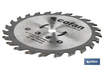 Mini sierra circular elctrica | Tamao 115mm para Cortar Madera, plsticos y metal blando | 705W 115mm