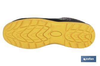 Zapato Deportivo | Seguridad S1P-SRC - Talla 35 |Modelo Solana | Color Azul | Suela Antideslizante