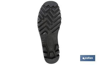 Bota de Agua - Talla 36 | Color Negro| Alta Calidad | Fabricada en PVC