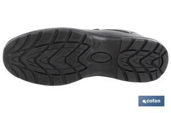 Mocasín de Seguridad S2 SRC | Color Negro | Zapato de Trabajo Modelo Black Fox