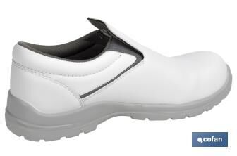 Mocasn de Seguridad S2 SRC | Talla 37 - Color Blanco | Zapato de Trabajo Modelo White Fox