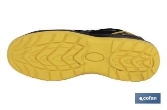 Zapato Deportivo | Seguridad S3-SRC ESD -  Talla 37 | Modelo Montiel | Color Negro | Suela Antideslizante