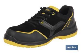 Zapato Deportivo | Seguridad S3-SRC ESD -  Talla 38 | Modelo Montiel | Color Negro | Suela Antideslizante