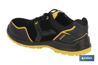 Zapato Deportivo | Seguridad S3-SRC ESD -  Talla 45 | Modelo Montiel | Color Negro | Suela Antideslizante