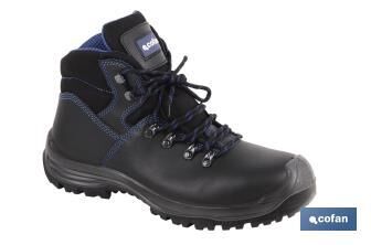 Bota de Piel - Talla 37 | Color Negro | Seguridad S3 | Modelo Iskur | Puntera de Carbono Light