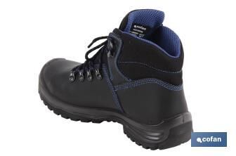 Bota de Piel - Talla 37 | Color Negro | Seguridad S3 | Modelo Iskur | Puntera de Carbono Light