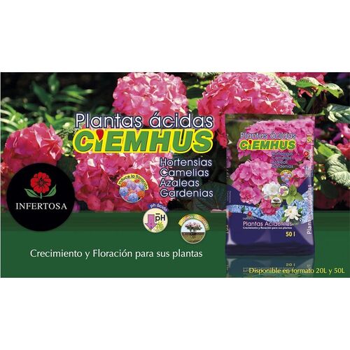 Sustrato Plantas cidas 20l Ciemhus