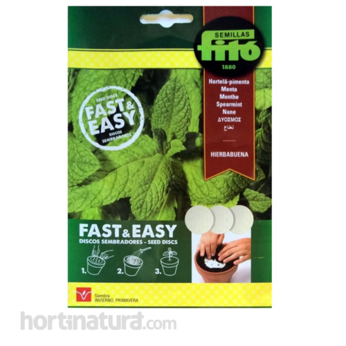 Hierbabuena Discos Sembradores Fast & Easy