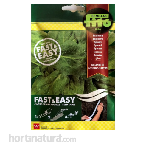 Espinaca Cinta Sembradora Fast & Easy