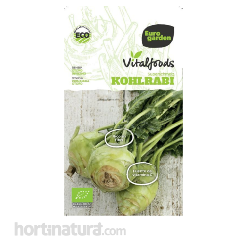 Vitalfoods - Kohlrabi Superschmelz (1g) Sem. ecolgicas