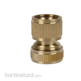 Conector para Manguera de Jardín Latón 1/2 - 5/8 (13-15 mm)
