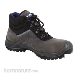 Bota de Serraje - Talla 42 | Color Gris | Seguridad S-3 | Modelo Arion | Puntera de Carbono Light