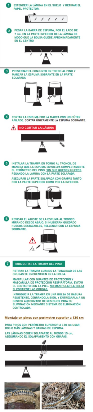 Trampa para orugas de procesionaria Processionaytrapnex L