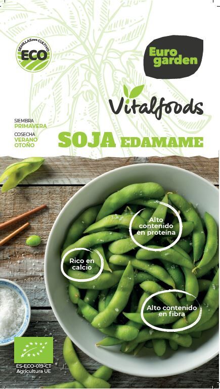 Vitalfoods - Soja Edamame (10 g) Sem. ecolgicas